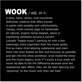 Definition of a Wook Posters and Art